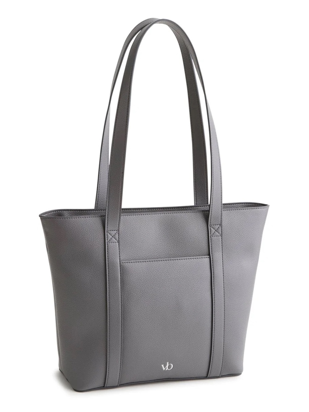 Small Vera Tote Bag in Quiet Shade Faux Leather